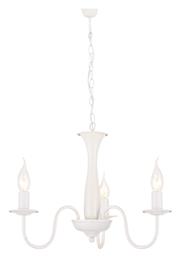 Aca Knossos Πολυέλαιος 3xE14 με Κεράκια DLA12013