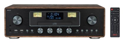 Akai Ηχοσύστημα 2.0 AM-100 με CD Player και Bluetooth Μαύρο