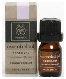 Apivita Essential Oil Rosemary Βιολογικό Αιθέριο Έλαιο Δενδρολίβανο 5ml
