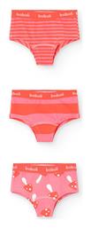 Boboli Σετ Παιδικά Βρακάκια Ροζ 3τμχ