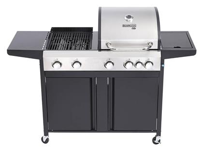 Bormann Elite BBQ5060 Υγραερίου 5 Εστιών 20.5kW με Πλαϊνό Μάτι
