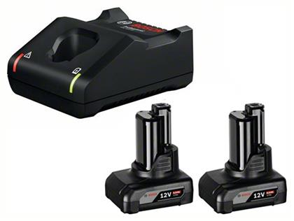Bosch Σετ 2 Μπαταριών Εργαλείου Λιθίου 12V με Φορτιστή GAL 12V-40