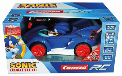 Carrera Sonic The Hedgehog Τηλεκατευθυνόμενο Αυτοκίνητο Μπλε