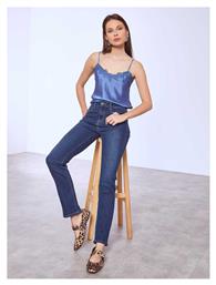 Celestino Γυναικείο Τζιν Skinny Βαμβάκι Slim Fit Μπλε