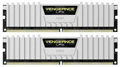 Corsair Vengeance LPX White DDR4 με 2 Modules