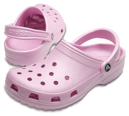 Crocs Παιδικά Σαμπό Θαλάσσης για Κορίτσι Classic Ροζ