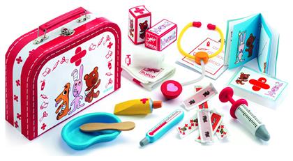 Djeco Βαλιτσάκι 'Ο Μικρός Κτηνίατρος' από Ξύλο για 4+ Ετών