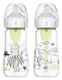 Dr. Brown's Πλαστικό με Θηλή Σιλικόνης για 0+ μηνών 270ml