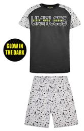 Energiers Παιδική Πιτζάμα Καλοκαιρινή Μαύρη