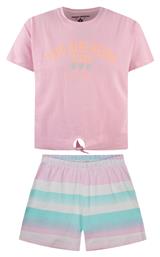 Energiers Παιδική Πιτζάμα Καλοκαιρινή Βαμβακερή Ροζ