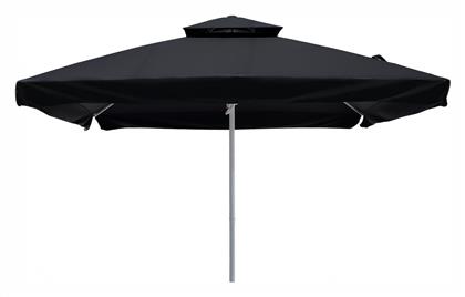 Επαγγελματική Ομπρέλα Δαπέδου Στρογγυλή Αλουμινίου Alu Μαύρη Φ3.9m