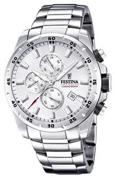 Festina Ρολόι Μπαταρίας με Μεταλλικό Μπρασελέ