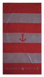 Greenwich Polo Club 3788 Πετσέτα Θαλάσσης Κόκκινη 170x90εκ.