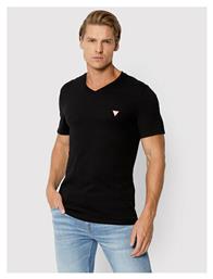 Guess Ανδρικό T-shirt Μαύρο με Λογότυπο