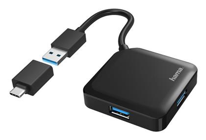 HAMA USB 3.2 Hub 4 Θυρών με σύνδεση USB-A / USB-C