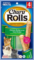 Inaba Churu Rolls Λιχουδιές για Ενήλικες Γάτες