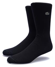Lacoste Ανδρικές Μονόχρωμες Κάλτσες Μαύρες 3Pack