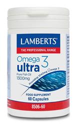 Lamberts Omega 3 Ultra Ιχθυέλαιο 1300mg 60 κάψουλες