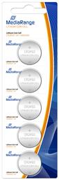 MediaRange Lithium Coin Cell Μπαταρίες CR2450 3V 5τμχ