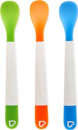 Munchkin Βρεφικό Σετ με Κουτάλια από Σιλικόνη Blue/Orange/Green για 4+ μηνών 3τμχ