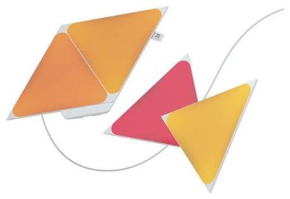 Nanoleaf Shapes Triangles Διακοσμητικό Φωτιστικό με Φωτισμό RGB Hexagon LED 4 Panels Πολύχρωμο
