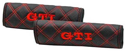 Oem Μαξιλάρι Ζώνης 2τμχ Gti Μαύρο Κοκκινο 23χ7cm