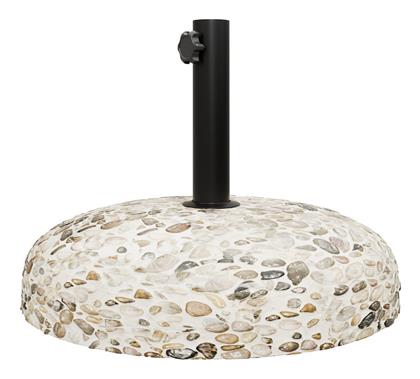 Pakketo Breezy Βάση Ομπρέλας Τσιμεντένια με Ρεγουλατόρο Ψηφιδωτή 50x50x37.5cm