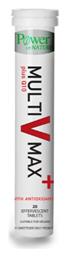 Power Health Multi V Max Plus Q10 Πολυβιταμίνη 50mg Ροδάκινο 20 αναβράζοντα δισκία