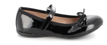 Ricco Mondo Παιδικές Μπαλαρίνες Ανατομικές με Σκρατς Λουστρίνι Μαύρες