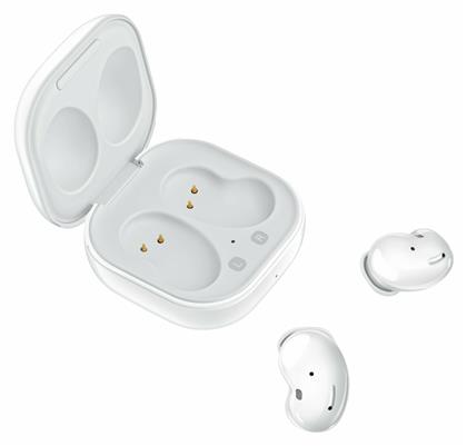 Samsung Galaxy Buds Live Bluetooth Handsfree Ακουστικά με Αντοχή στον Ιδρώτα και Θήκη Φόρτισης Mystic White