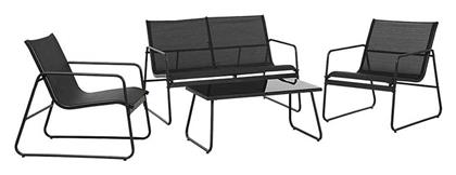 Σετ Σαλονιού 4τμχ Γκρι 066453