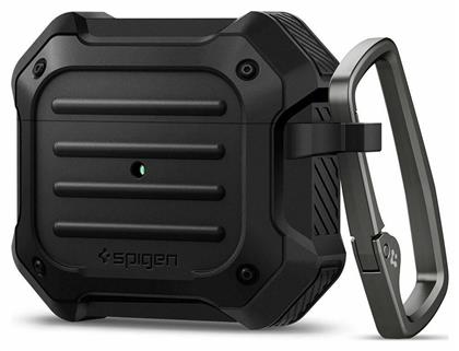 Spigen Tough Armor Θήκη Σιλικόνης με Γάντζο για Apple AirPods 3