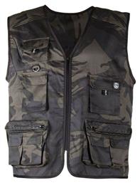 Stenso Ανδρικό Γιλέκο Εργασίας Μαύρο Παραλλαγής