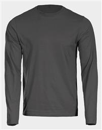 Stenso Kaos Grey Μπλουζάκι Μακριά Μανίκια
