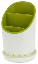 Στραγγιστήρι για Μαχαιροπίρουνα από Πλαστικό σε Λευκό Χρώμα 19x12cm