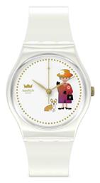 Swatch How Majestic Ρολόι Μπαταρίας με Καουτσούκ Λουράκι