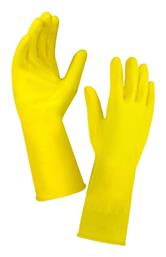 Tulip Ζεύγος Γαντιών Καθαριότητας Πλαστικά Large Κίτρινα