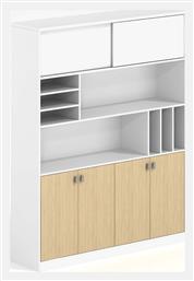 Βιβλιοθήκη Thesis 160x40x200εκ. Λευκή