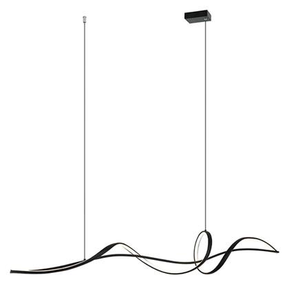 Zambelis Lights LED Κρεμαστό Φωτιστικό Μαύρο 140x23x226εκ.