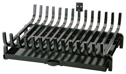 Zogometal Μεταλλική Σχάρα Τζακιού Ίσια με Σταχτοθήκη 58x47cm