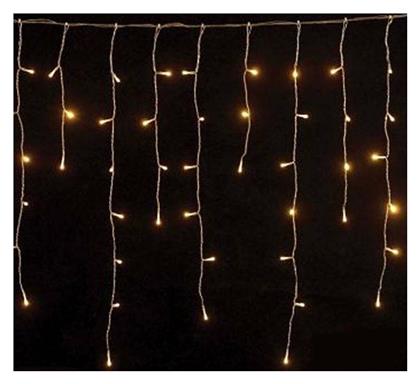 100 Λαμπάκια LED 1.8μ. x 60εκ Θερμό Λευκό τύπου Βροχή 1τμχ Eurolamp