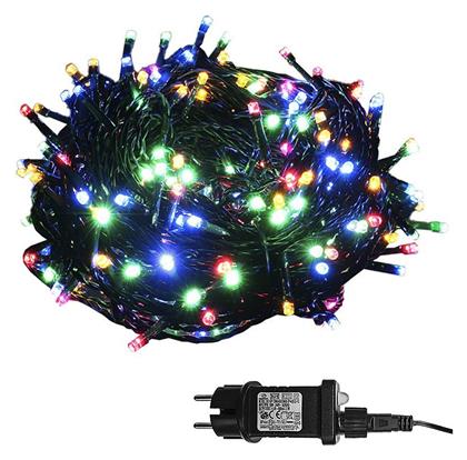 100 Λαμπάκια LED 8μ. Πολύχρωμα σε Σειρά XMASfest από το e-shop