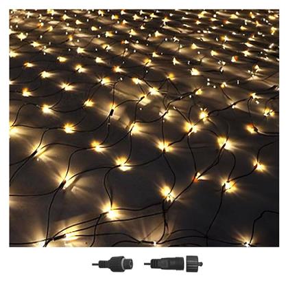 100 Λαμπάκια LED Δίχτυ 3μ. x 80εκ. Θερμό Λευκό