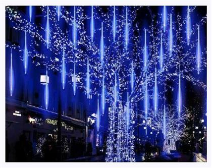 180 Λαμπάκια LED Μετεωρίτης 4μ. Ψυχρό Λευκό Μπαταρίας