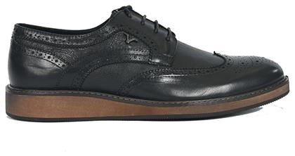 19V69 Δερμάτινα Ανδρικά Oxfords Μαύρα