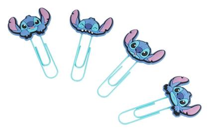 392372 Σετ 4 Συνδετηρες Disney Lilo Stitch Tropical