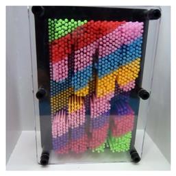 3D Pin Art Διακοσμητικό Γραφείου από Πλαστικό 15x20x20εκ. (Διάφορα Σχέδια)