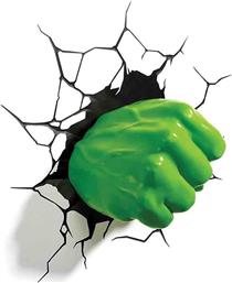 3DLightFX Παιδικό Φωτιστικό Τοίχου Led Πλαστικό Hulk Πράσινο από το Spitishop