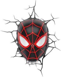 3DLightFX Παιδικό Φωτιστικό Τοίχου Led Spider Man Miles Morales από το Spitishop