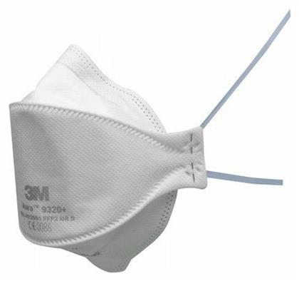 3M Aura 9320+ Μάσκα Προστασίας FFP2 Λευκή 9320+ 1τμχ